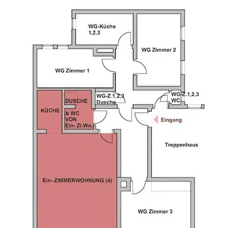 Wohnreich Zentral 1 Zimmerwohnung